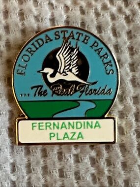 Florida State Parks Fernandina Plaza Pin